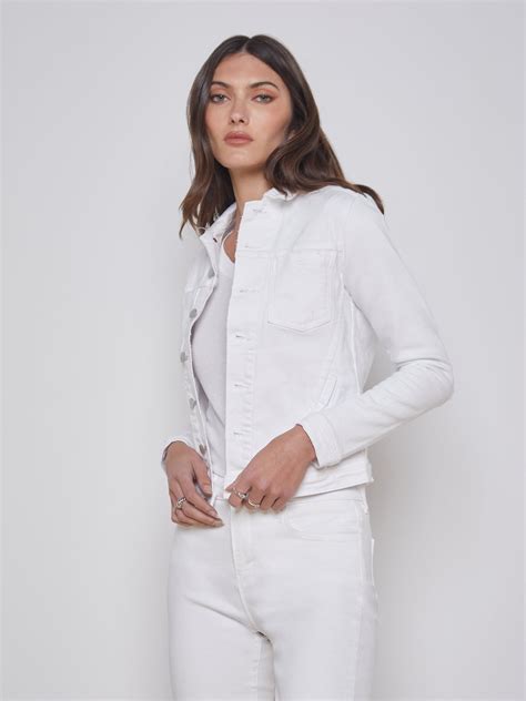 l agence celine studded jacket|L'AGENCE Celine Jacket In Blanc Destruct.